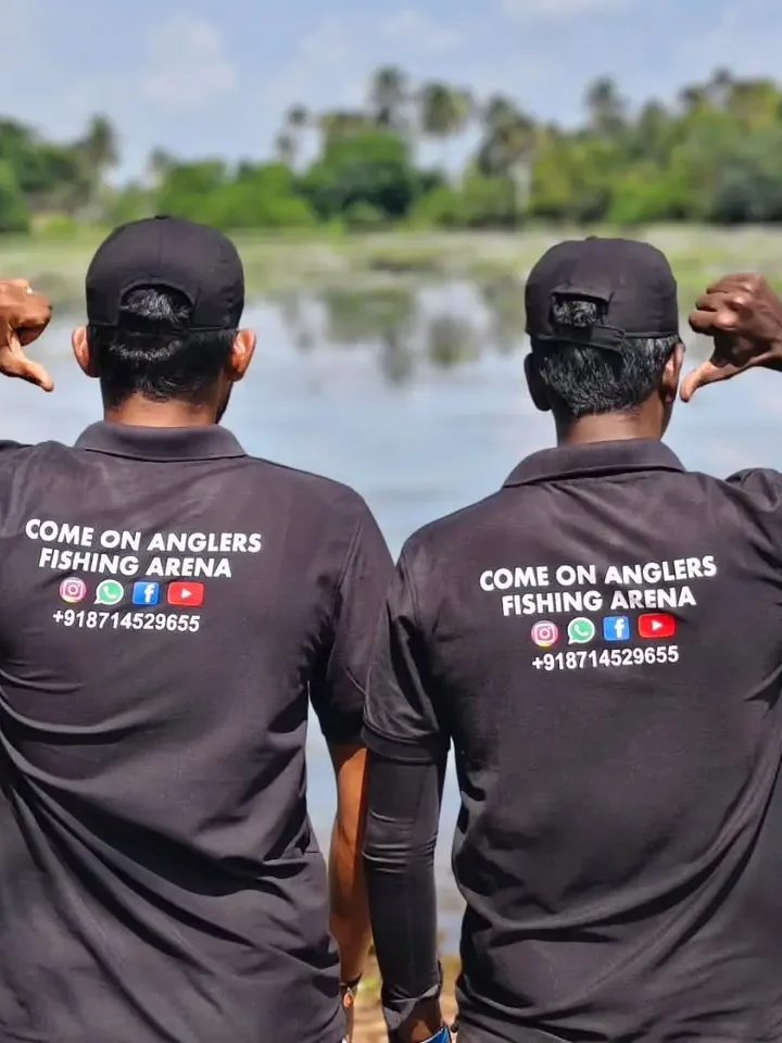 best fishing shop kottyam- sandeep and aneesh standing beside